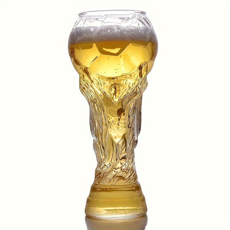 glass beer mug novelty football shaped pint glass for sports enthusiasts sturdy clear glass drinkware ideal for bars parties outdoor events no pattern 1 piece details 2