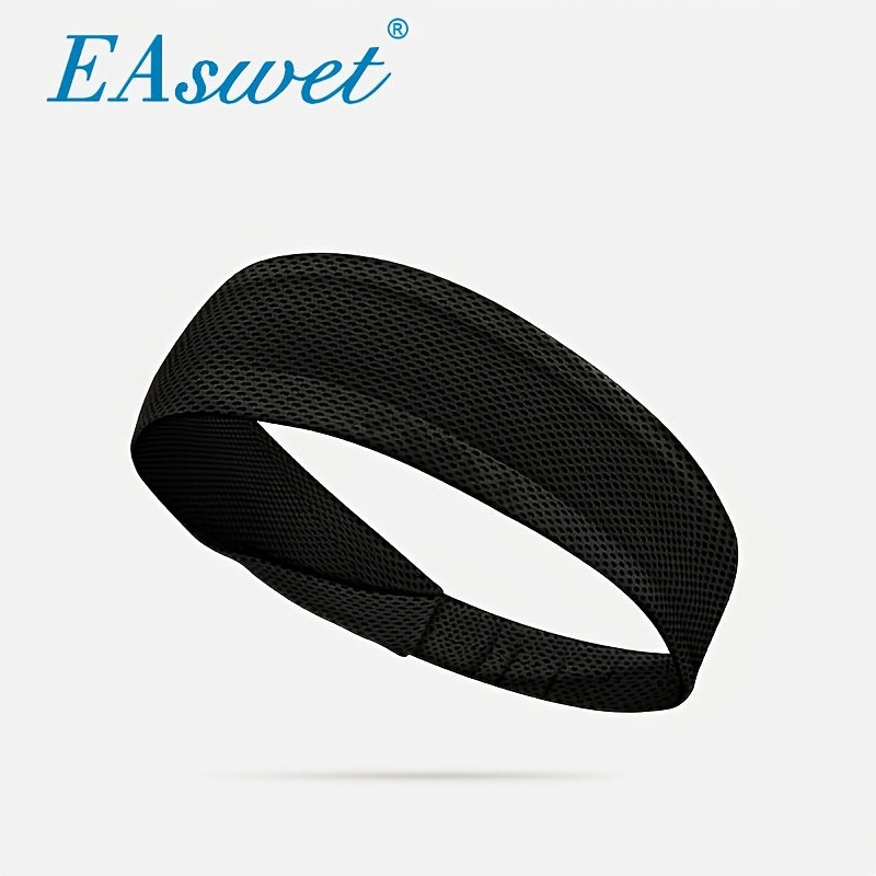 TEMU 1pc Easwet Ice Cooling Sports Headband, Featuring Technology - Breathable Quick-dry Sweat-absorbent , Suitable For Running, Gym, Yoga, Unisex