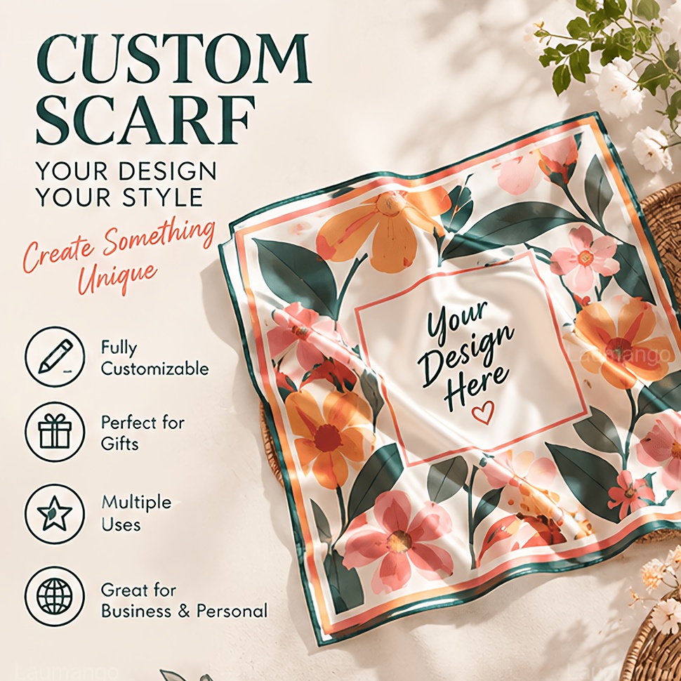 TEMU Bandana Personalizada, Foto de Trabajo Profesional con Personalización, Texto de y Número de Empleado Comemorativo, Pañuelo para la Cabeza, ,
