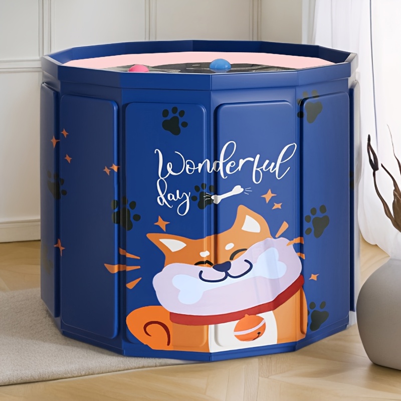 Shiba Inu Cartoon Design Bathing Tub, Thickened Spa Soaking Tub