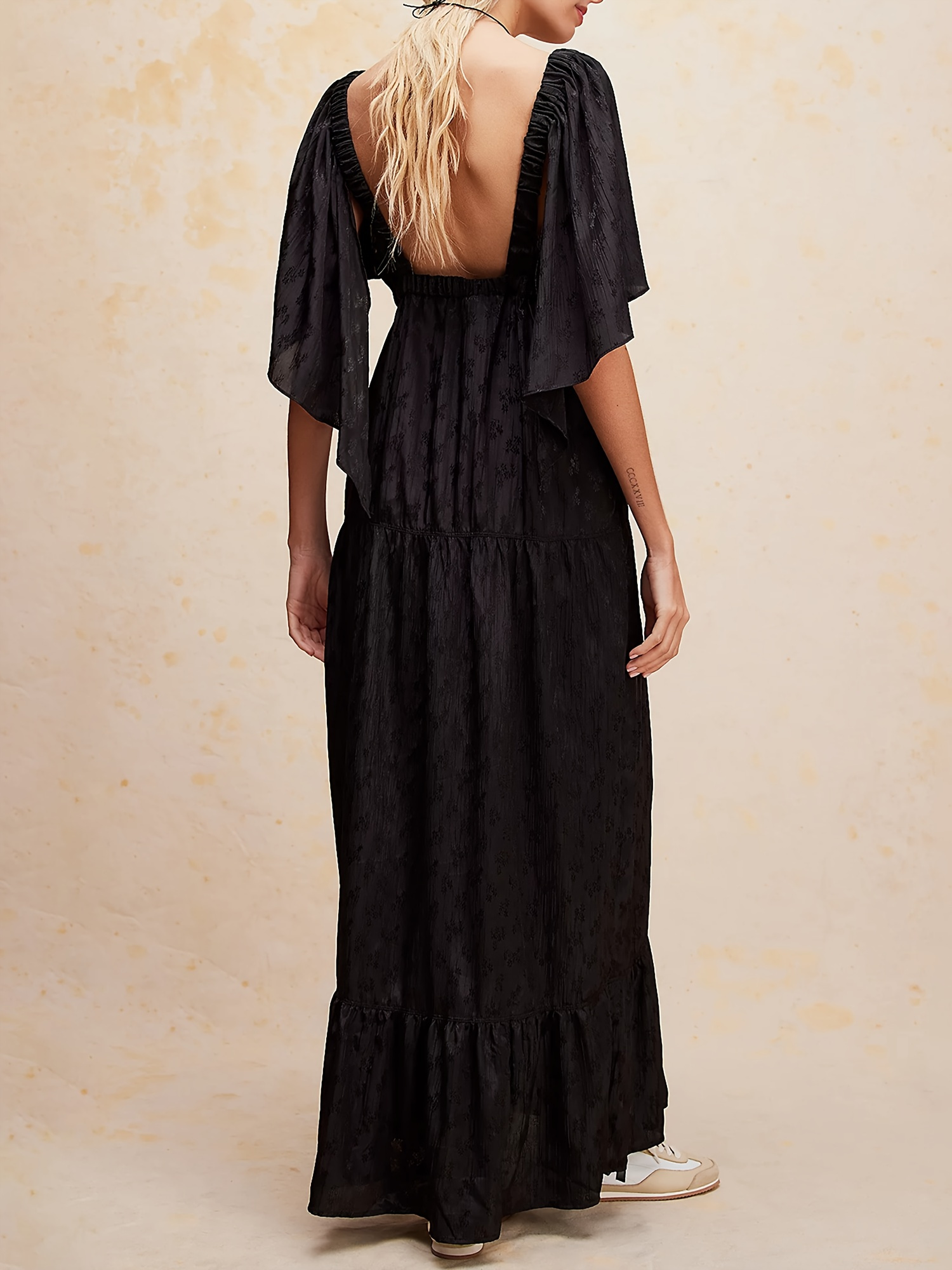 flowy pregnancy dress Boho Lace Dress