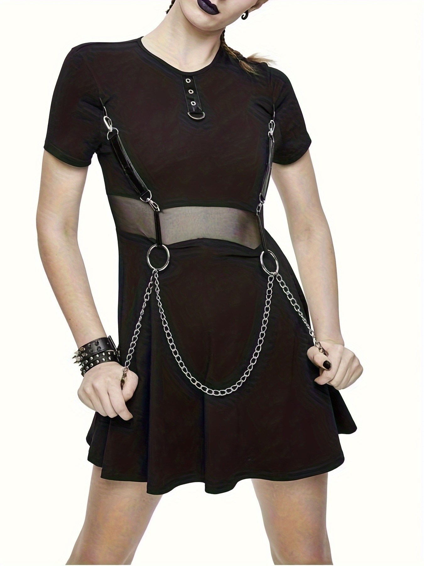 zimmermann spliced mesh mini dress anneke spliced lantern mini