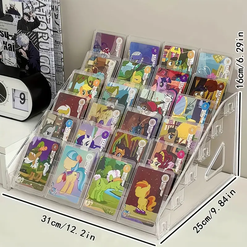 1pc transparent acrylic trading card storage box adjustable - Temu Kuwait 1pc transparent acrylic trading card storage box adjustable - Temu Kuwait