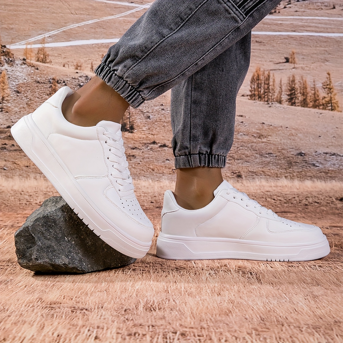 Damen Ditsy Blumen Steppplattform Sneaker, run Zehenkappe Schnürung