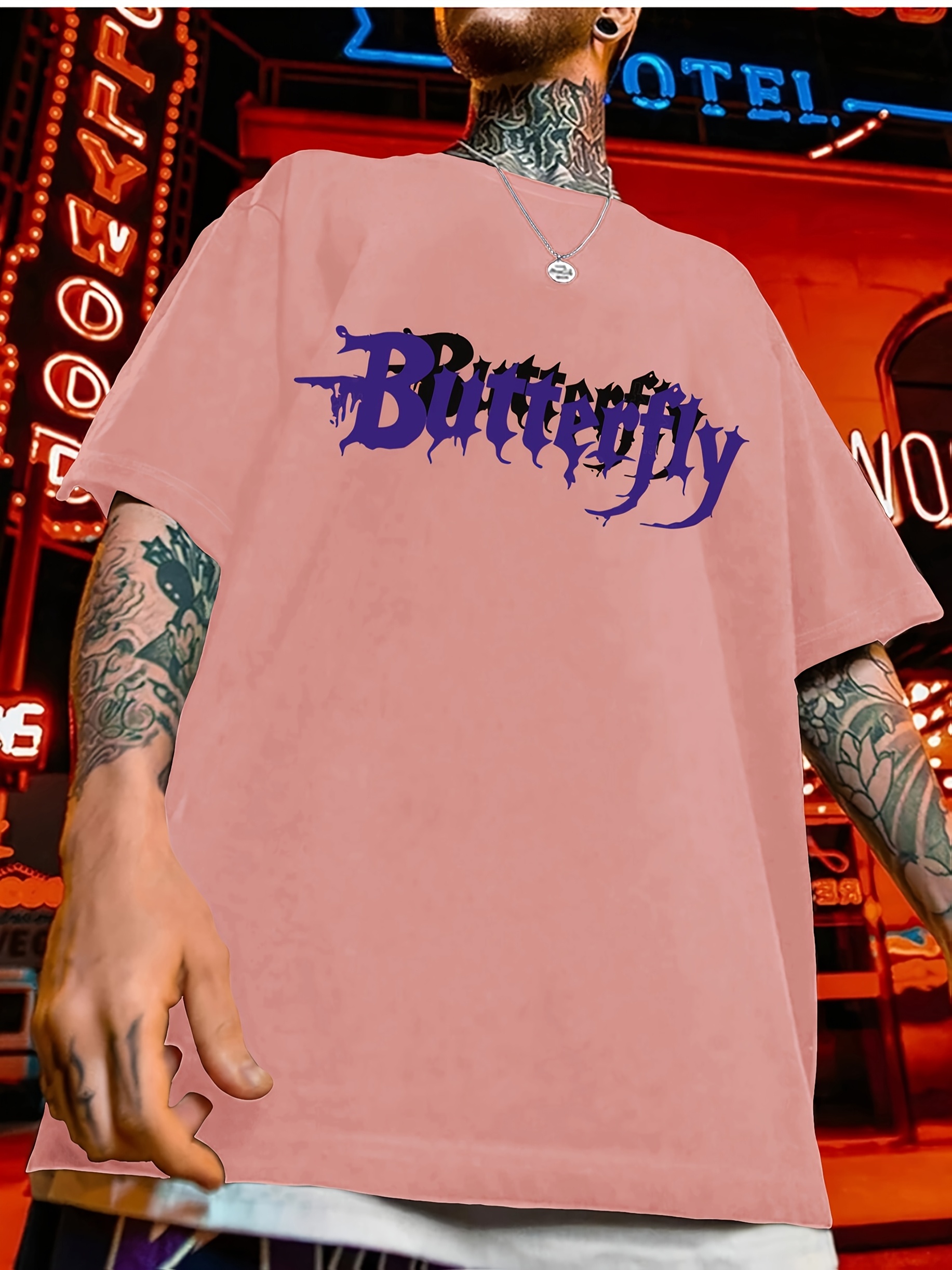 mens y2k purple graphic t shirt oversized relaxed - Temu Mexico