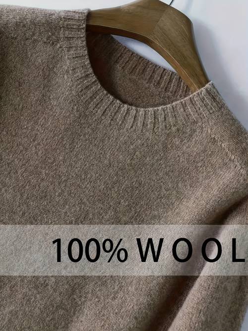 womens 100 wool sweater elegant oversized neck winter coat soft loose fit pullover for fall winter warm pure wool sweating layering jacket multi color options hand washable cozy outerwear