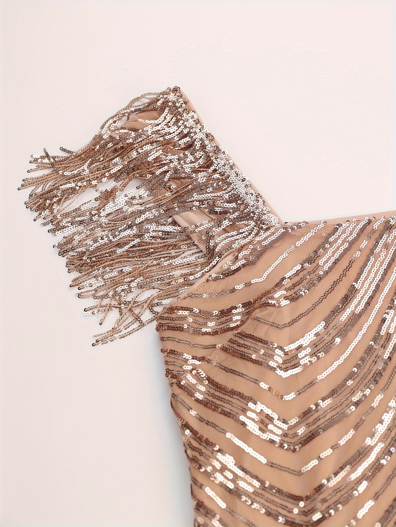 gold one-shoulder dress long Radiant One-Shoulder Gold Sequin Gown