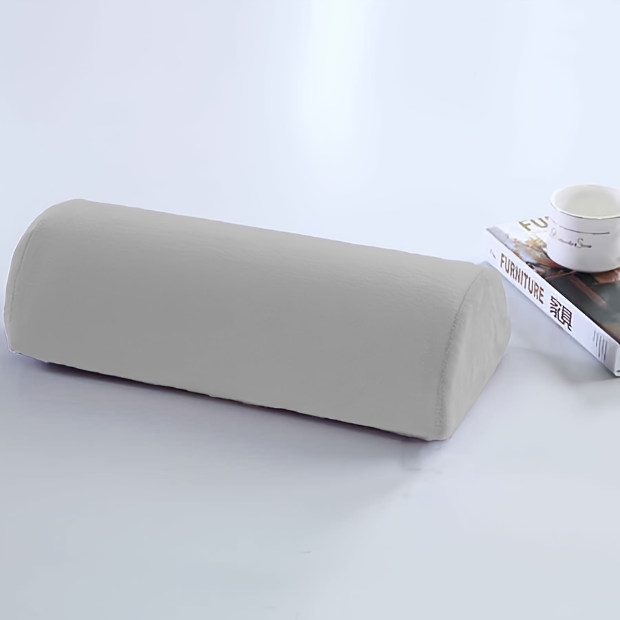 TEMU 1pc Of Semi-circular Support Cushion, Featuring Good Rebound Effect And Strong Support, Suitable For , Neck, Waist, Legs, And Feet, Includes Pillow Core