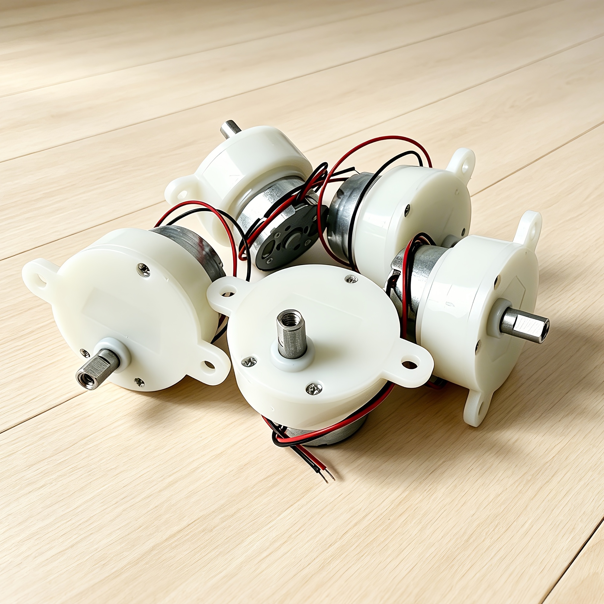 TEMU Motore a microingranaggi -300 6V CC da 5 pezzi, motore a riduzione di reversibile a bassa velocit� 5 RPM e elevata, rumore, con albero di uscita