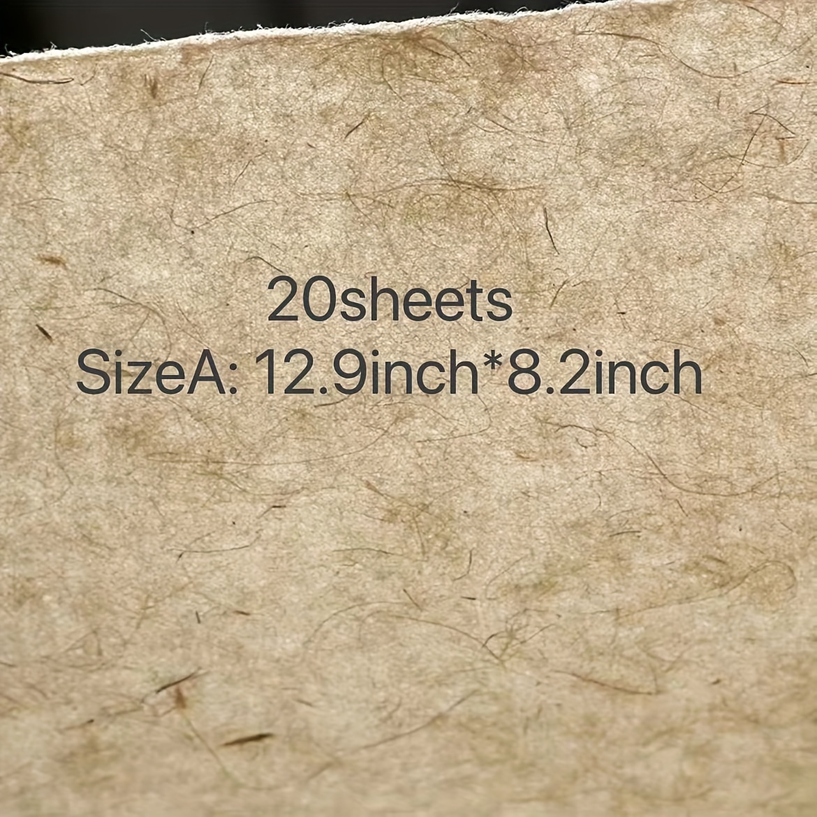 Image of High-quality, Vintage-inspired Plant Fiber Paper - Translucent, Strong & Durable For Art, Calligraphy, Journaling, Diy Crafts