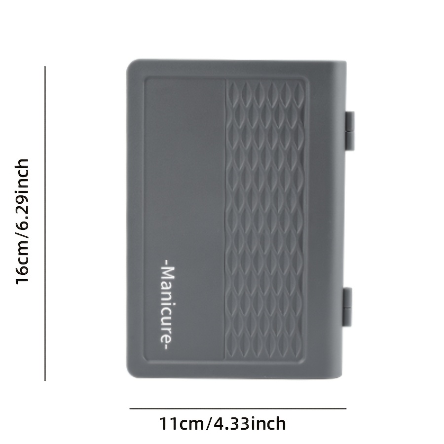 Nail Clipper Set with Splash Guard and Storage Case