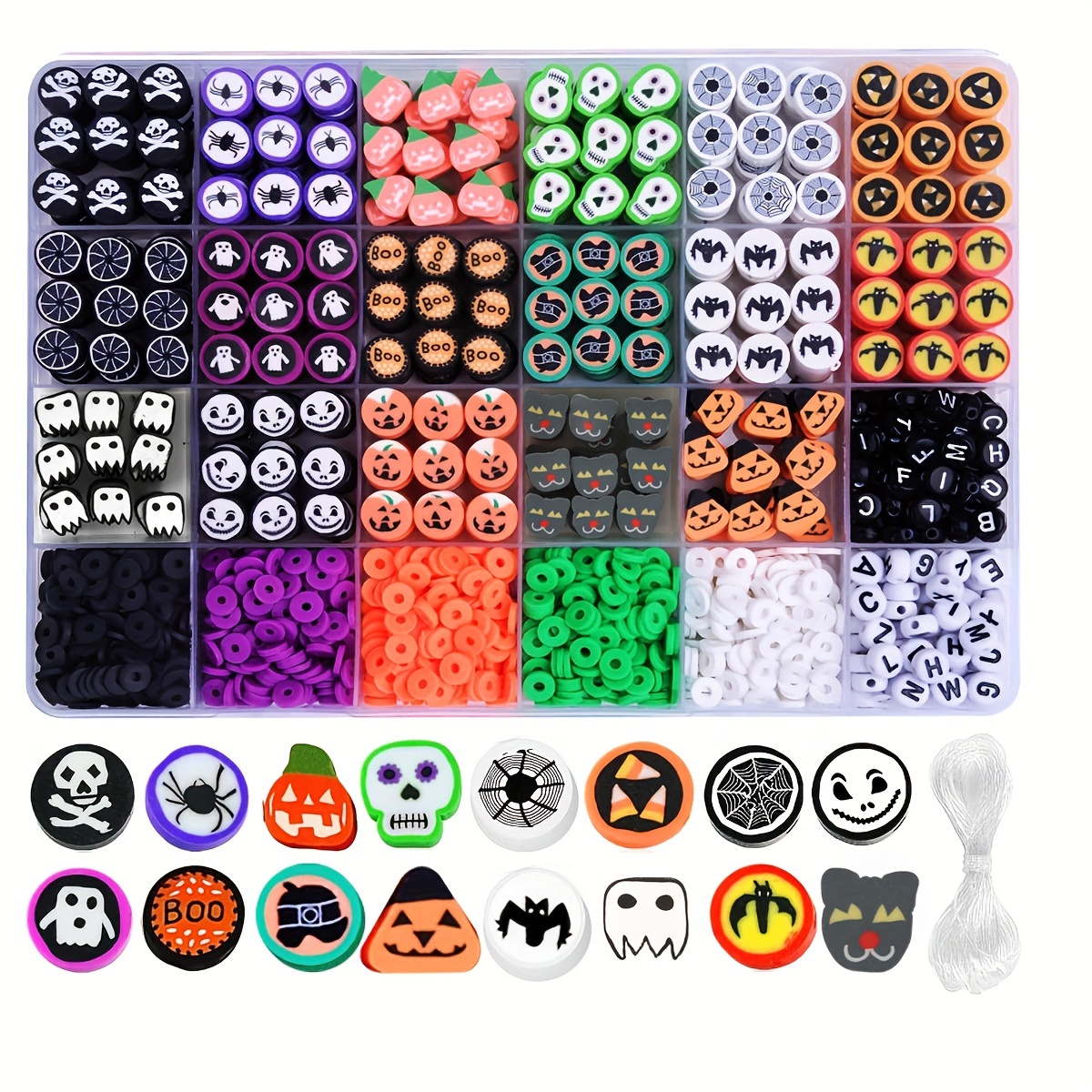 

100pcs/255pcs Polymer Clay Beads Charms Friendship Bracelet Necklace Earring Jewelry Making Kit, Accessories For Arts Crafts Diy Birthday Gifts For Women