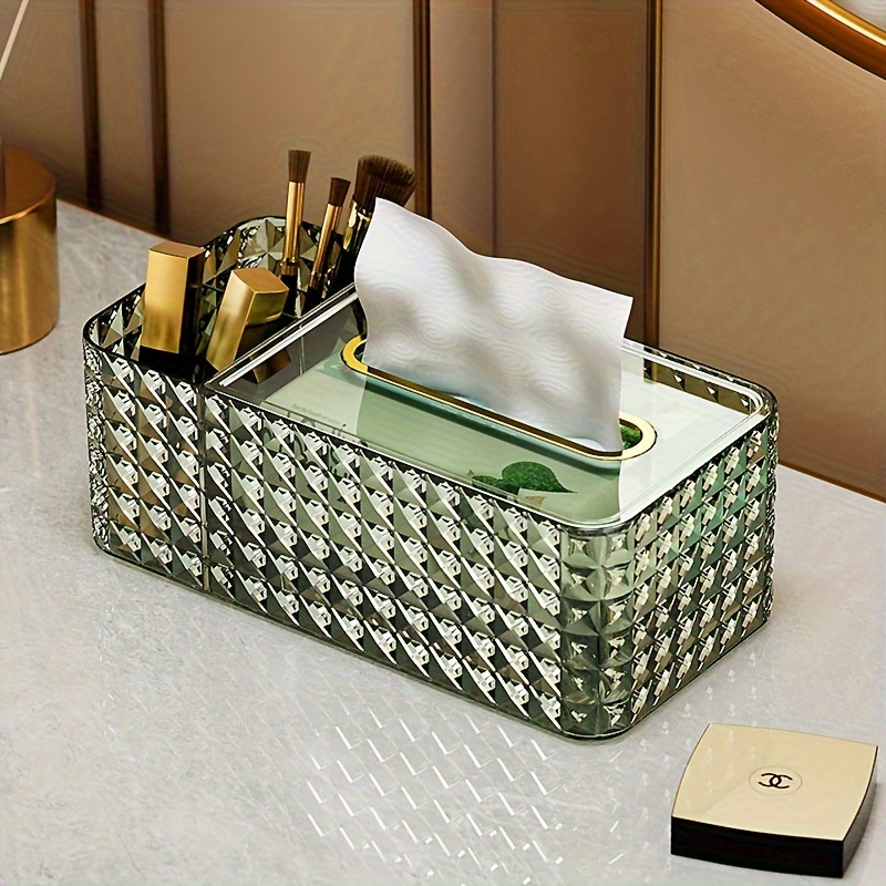 

Tissue Box , Multifunctional Rectangular Tissue , Stand, For Car, , And Office Desk Storage Organizer