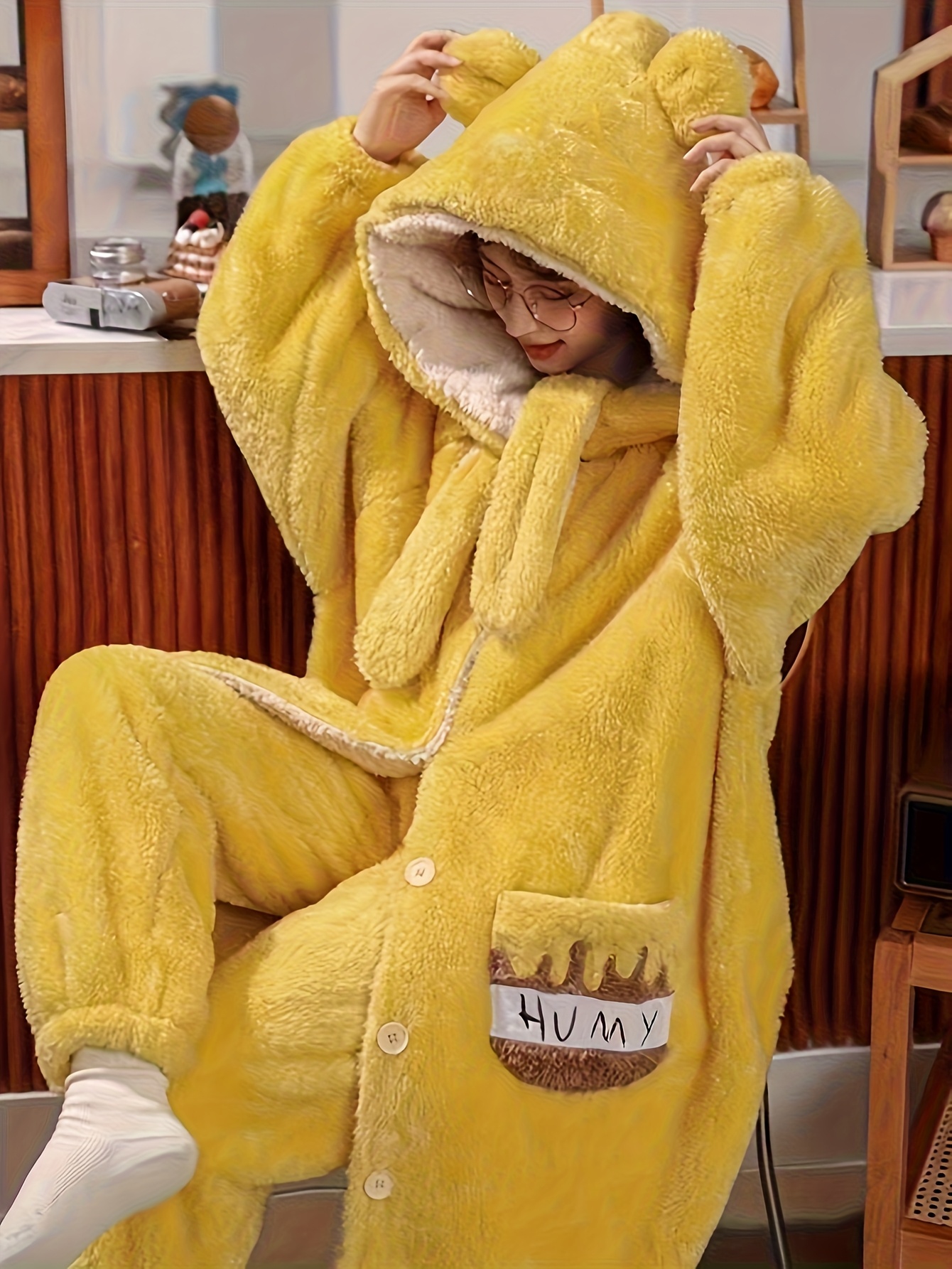 Forro Polar La Polar Batas Bata De Invierno Para Mujer Casual