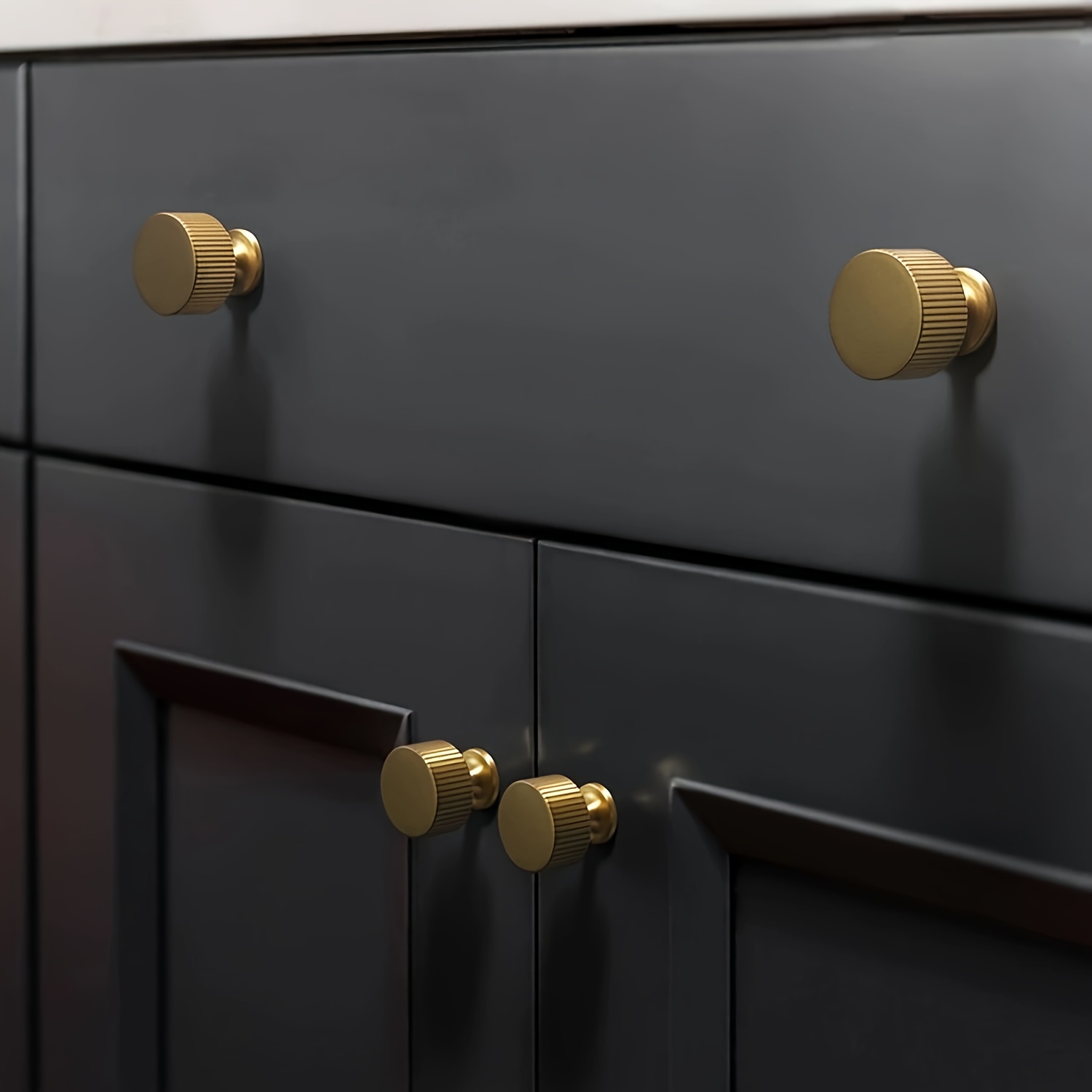 green emerald velvet dress Goldenwarm 10Pack Brushed Gold Drawer Knobs for Cabinets, Brushed Brass  Round Cabinet Knobs for Dresser Drawers
