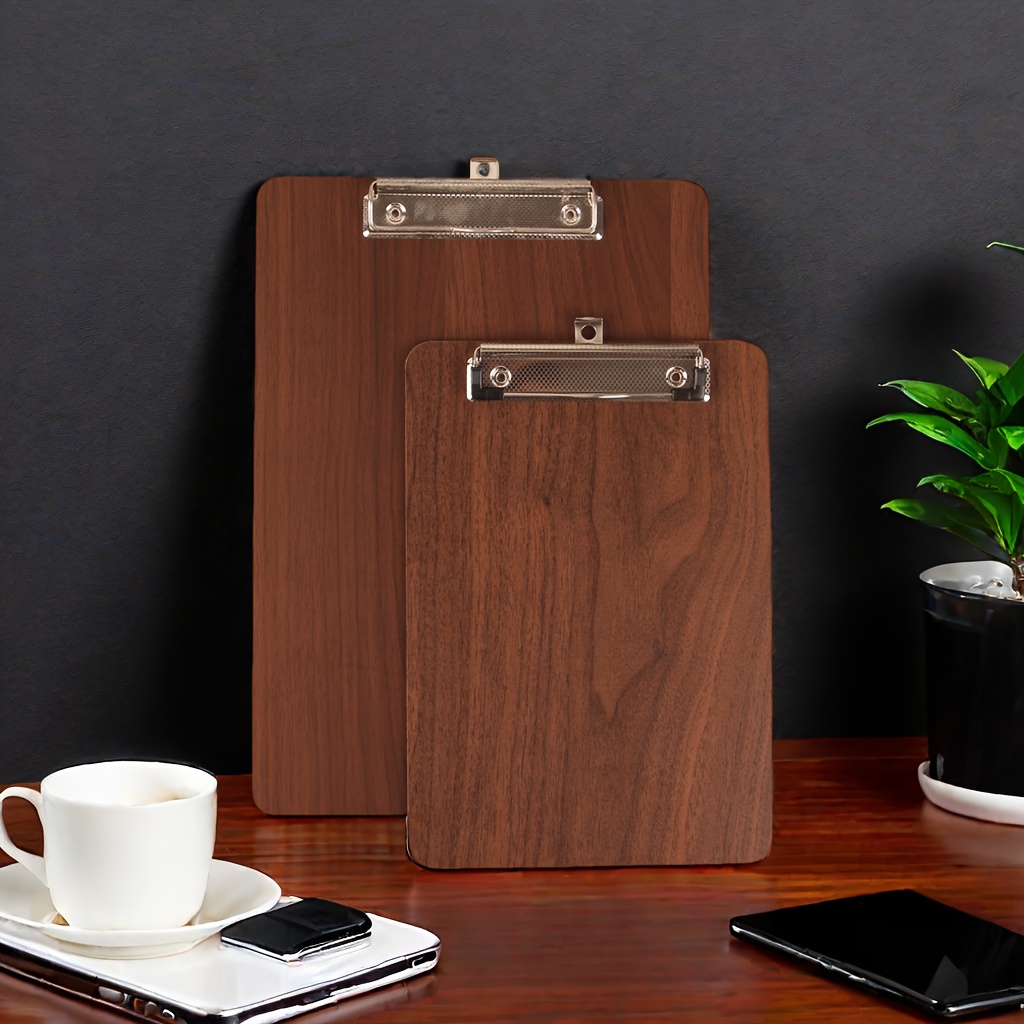 

refined" Premium Wooden Clipboard - Durable Writing Board For Office And School Use