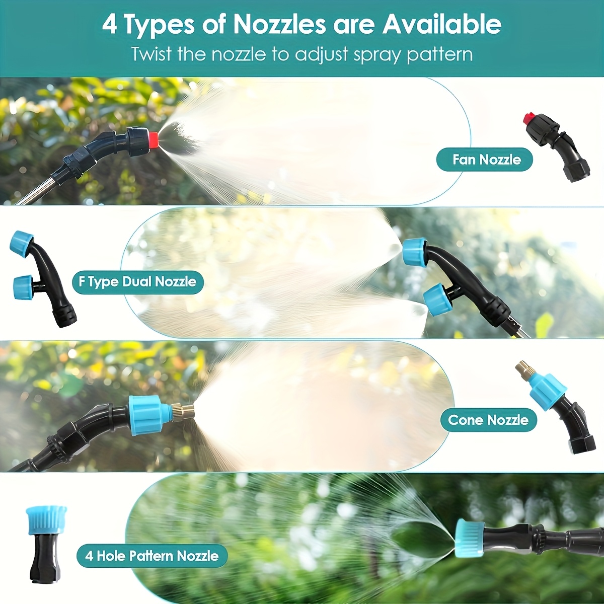 Luxury 14.99 L Electric Garden Sprayer, Suitable for Lawn and Flower Bed – with Telescopic Wand & 3 Nozzles, USB Rechargeable Handle Electrical Misting Machine – Portable Watering Can Backpack Style Large Capacity Durable Outdoor Life Accessory Gift Idea Christmas Present, Lawn And Garden Portable Sprayer, Weed Sprayer, Plant Sprayer, Lawn Care, Telescopic Spray Gun, Longlasting Build, Misting Device, Water Sprayer, Landscaping Professionals