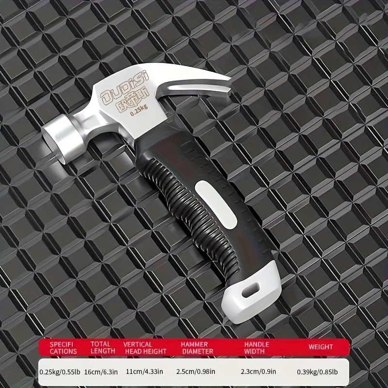 TEMU A Multifunctional Mini Claw Hammer From High Carbon Steel – Portable, Short Handle, Comfortable And Durable, Suitable For Woodworking And
