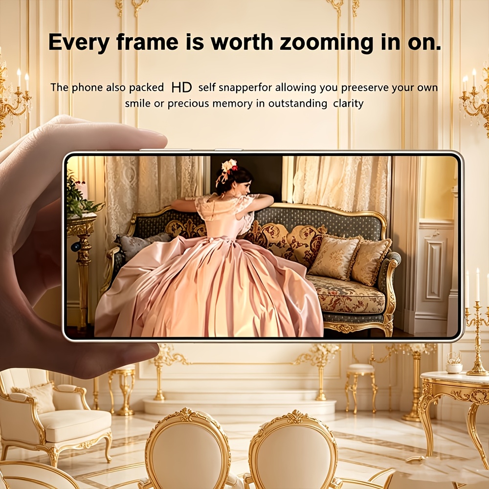 26S Ultra Unlocked Global 5G Smartphone, 6.8 Inch HD Scherm, 8+128GB, Slimme Gezichtsherkenning, Dual SIM Standby, Ingebouwde Stylus Pen, Android OS, GPS Wi-Fi, Type-C Poort, Accessoire Kit, Cadeau voor Familie & Vrienden