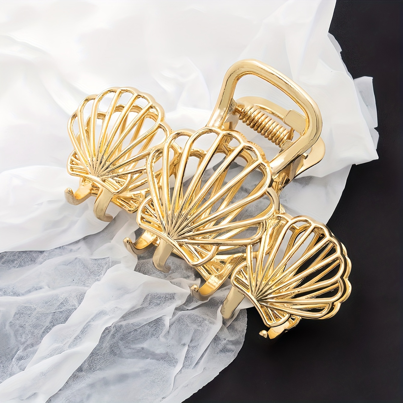 1Pc Elegant Hair Claw Clip Women Non Slip Alloy