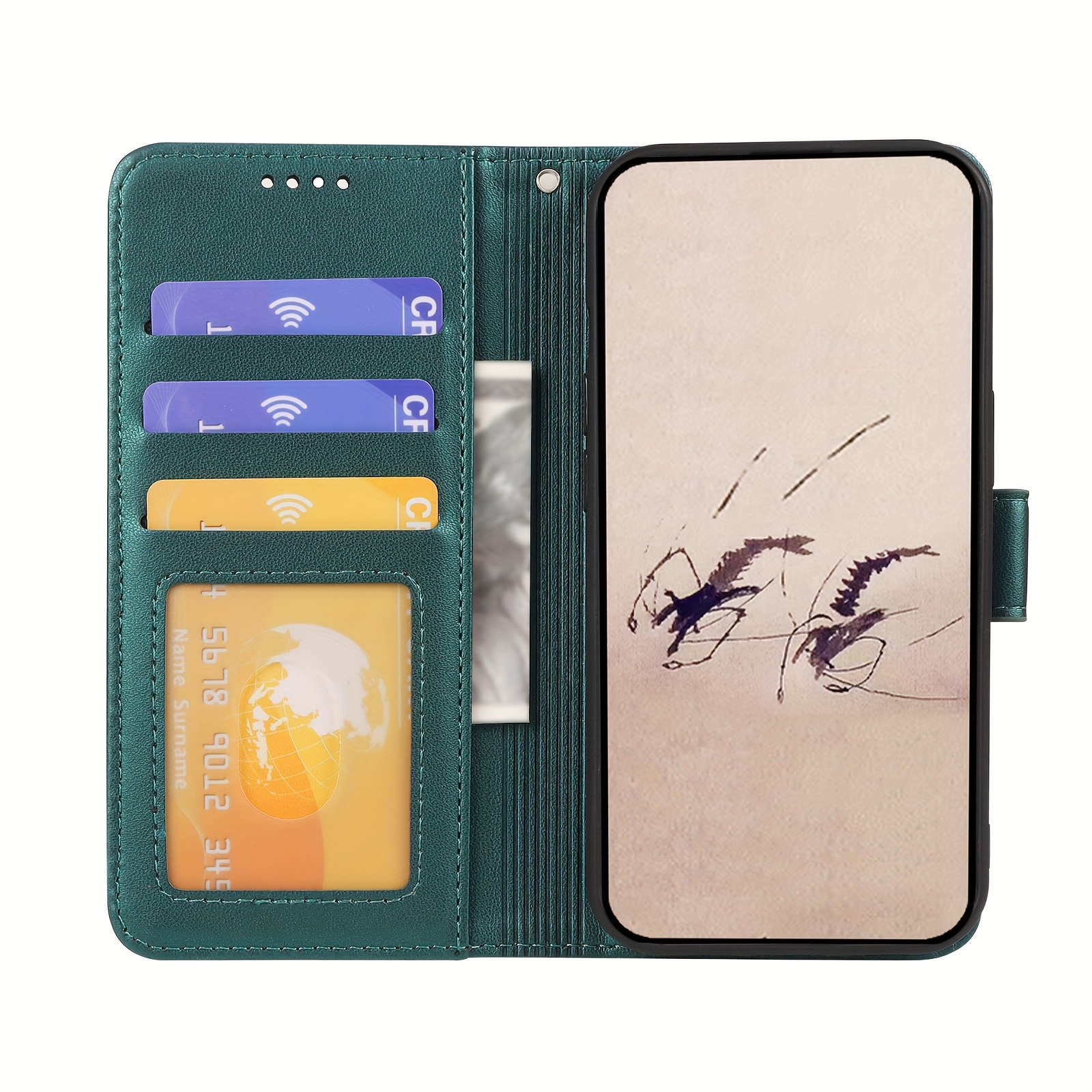TEMU Phone Case - [for Moto Phone Case] Suitable For Moto G06/g06 Flip Cover Wallet Phone Case, With 3 Credit Card Slots, Can Hold Multiple Credit
