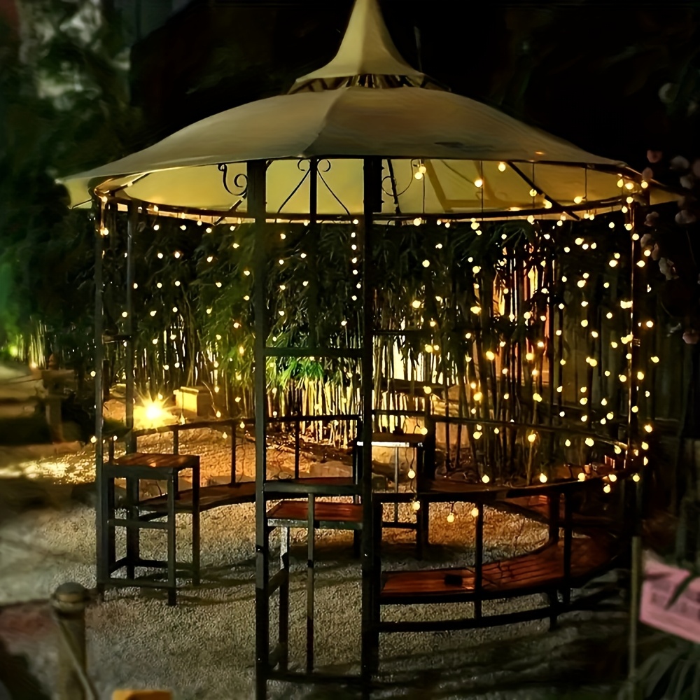1 set of 20 50 led solar outdoor crystal ball string lights solar holiday fairy lights bubble ball lights garden christmas and halloween decoration lights details 11