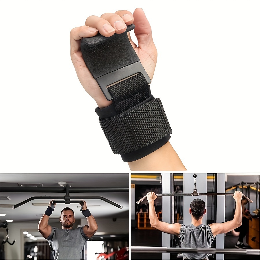 Weight Lifting Hooks Heavy Duty Power Wrist Straps Hand Grip - Temu