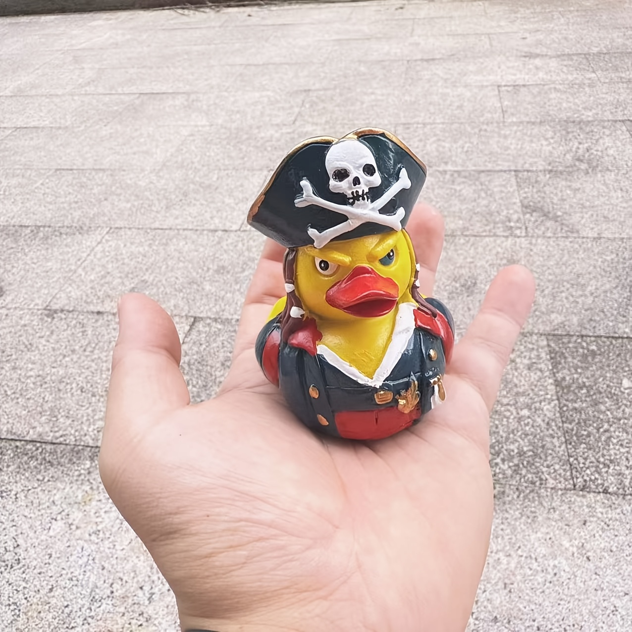 Image of Animal Assembled Model Ornament Pirate Resin Duck