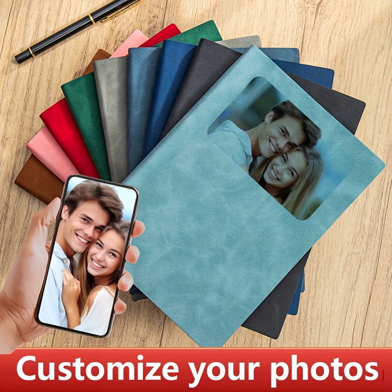 

Custom Photo & Logo Notebook - Personalized A5 Journal, Office Supplies, Meeting Minutes & Diary - Unique Gift For Birthdays & Christmas