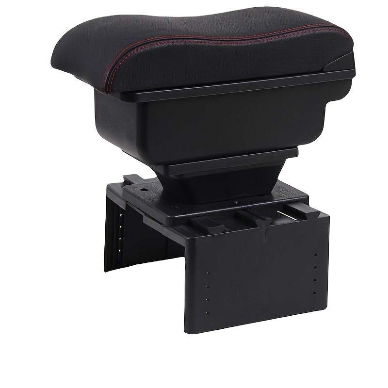 Car Armrest Box With Sliding Storage Panel - , Durable & Stylish Interior Upgrade For Driving