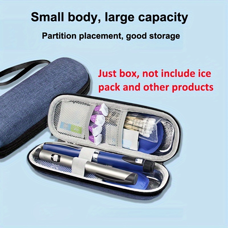 

1pc Portable Insulin Cooling Bag, Insulin Insulated Box, Portable Bag &