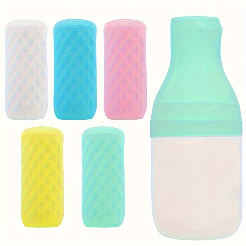 

5/8/10pcs/set Elastic Sleeves For Leak Proofing, Cruise Ship Essentials, Travel Accessories Luggage For Women Men, Travel Essentials Silicone Bottle Covers, Fit Most Travel Size Bottles Toiletries