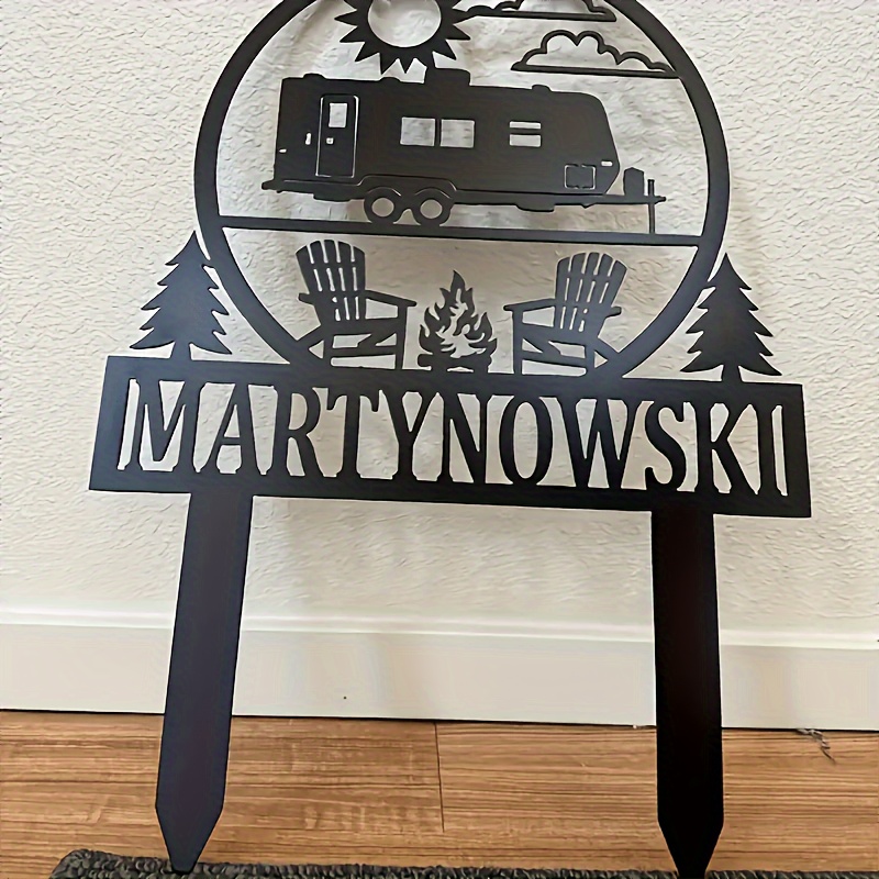 

Camping - Personalized , Metal For Rvs & ,