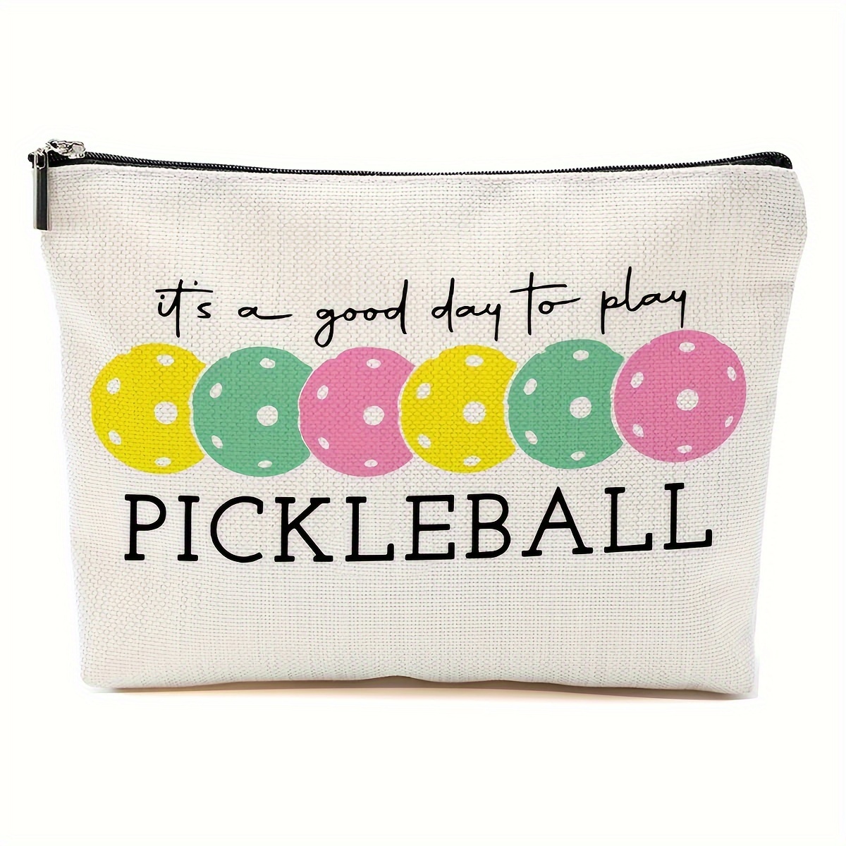 

Pickleball Gifts For Women Makeup Bag Gifts For Pickleball Lovers Cosmetic Bag For Girls Female Daughter Coworker Mom Friend Sports Fan Graduation Birthday Christmas Travel Toiletry Bag