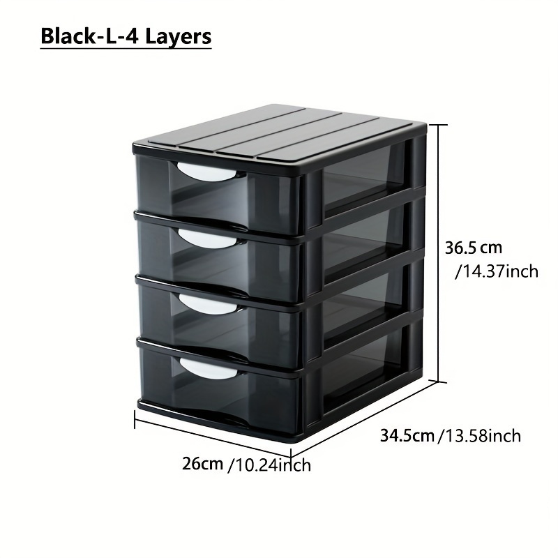 3 4 5 tier stackable drawer organizer set   and rust resistant   plastic storage drawers for home office bathroom dorm multifunctional for clothing makeup stationery storage