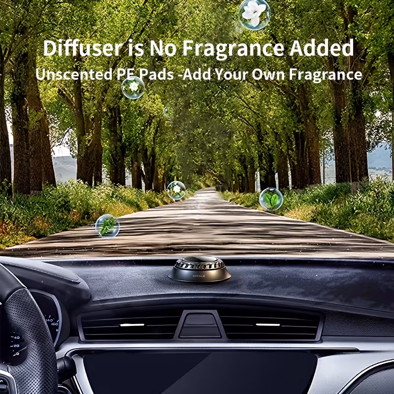 solar powered rotating car diffuser high end air freshener center console ornament car fragrance diffuser fragrance not included Product details 4