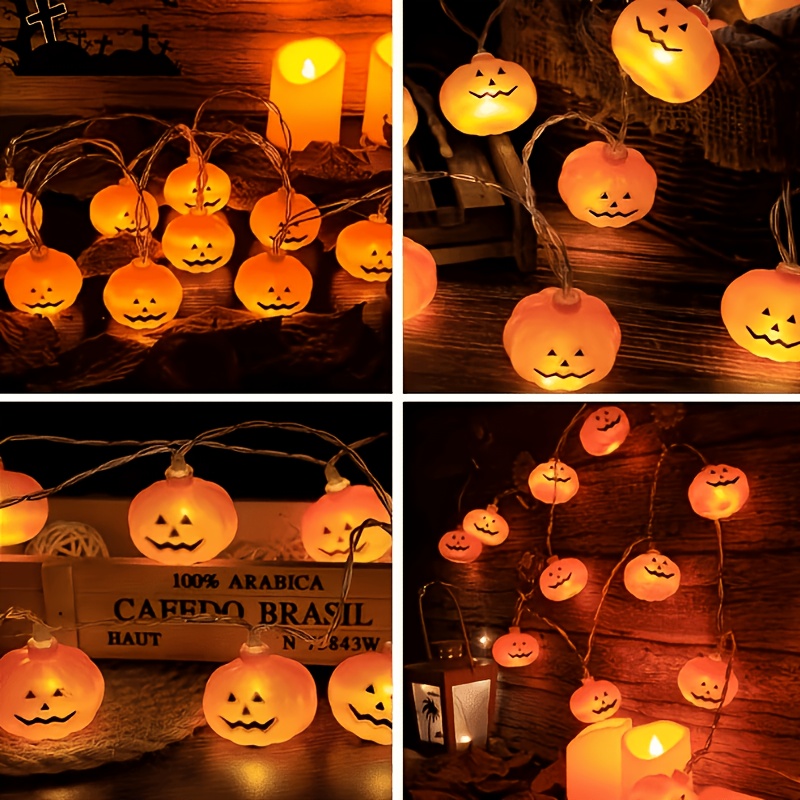 TEMU Halloween Battery-operated -o'-lantern Indoor Decorative String Lights (battery Pack Not Included)