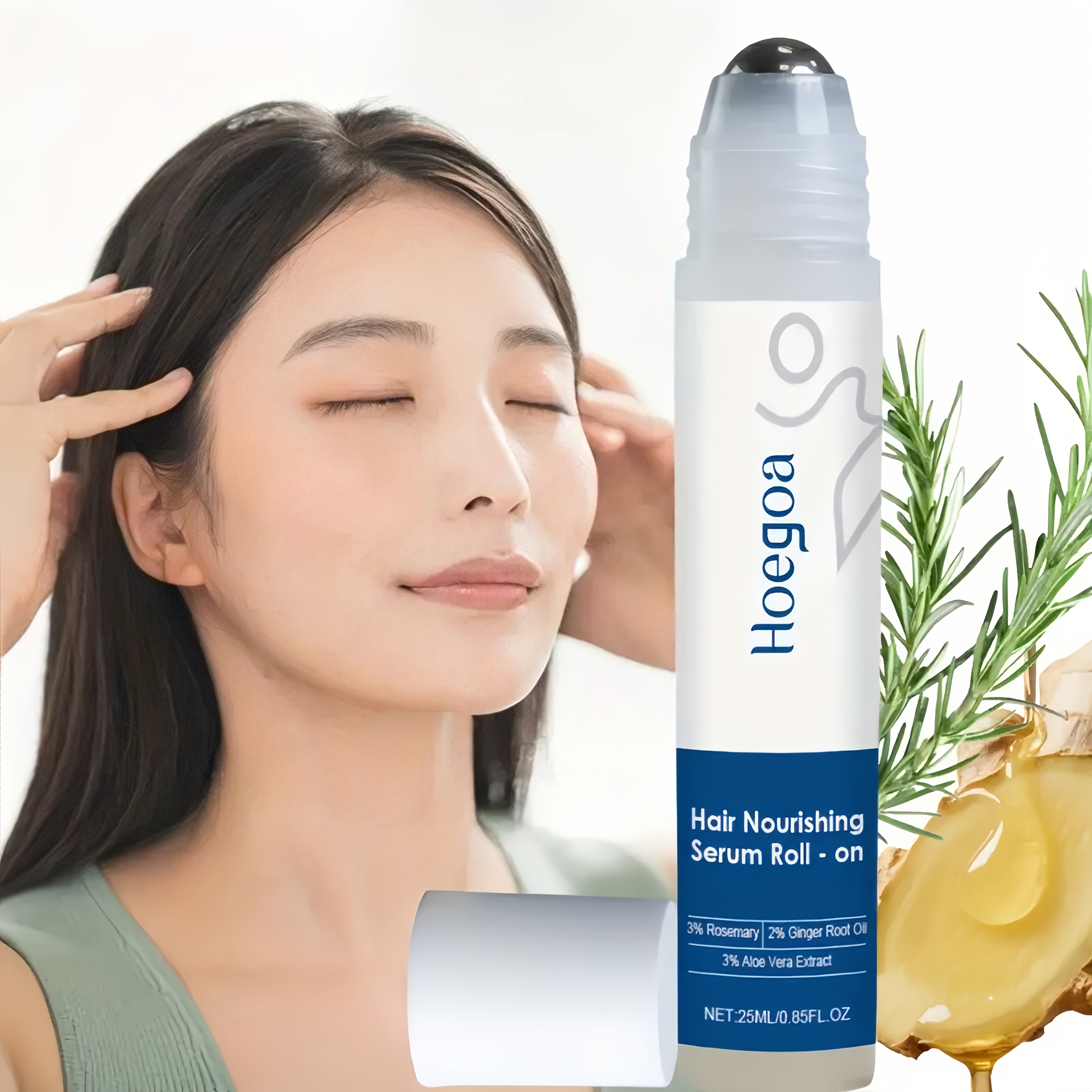 TEMU Rosemary Hair : 3% Rosemary, 3% , 2% - Lightweight Hydration, Non-greasy, Fast Absorbing For All Hair Types, Perfect Gift!