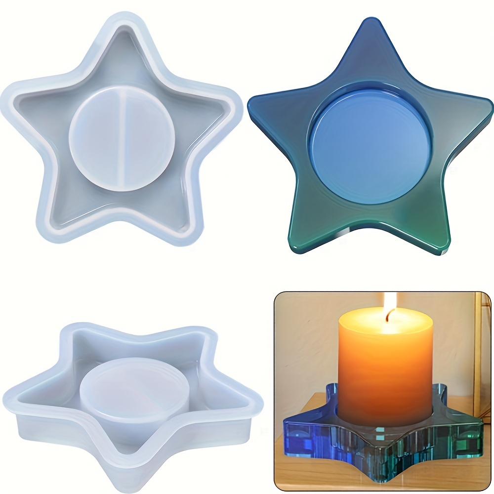 

Star-shaped Silicone Resin Mold For Diy Candles And Crafts - Crystal Epoxy Casting Tool