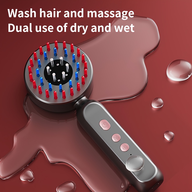 Liquid Head Massage Comb with Multifunctional Vibration