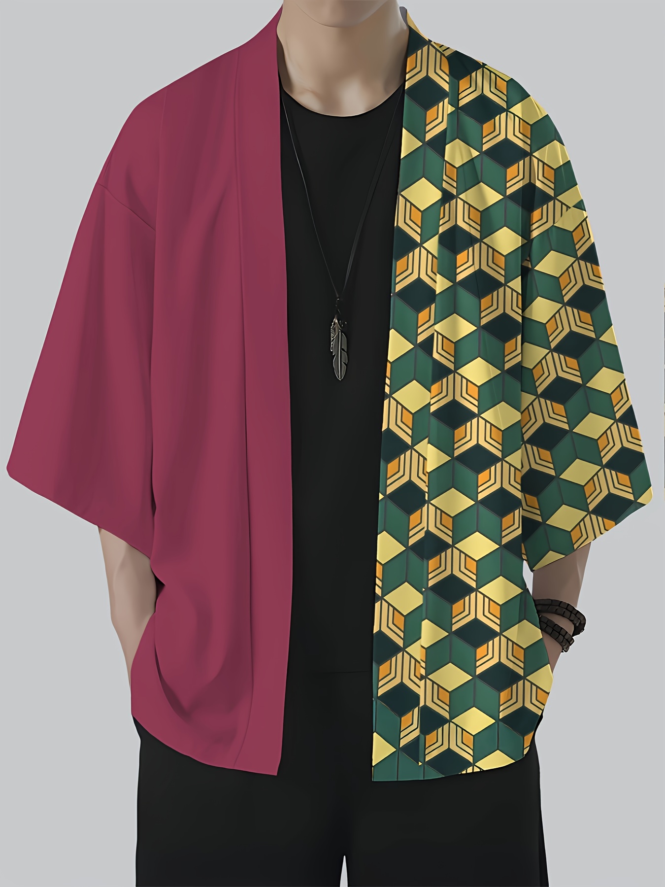 kimono shirt sold on Temu United States