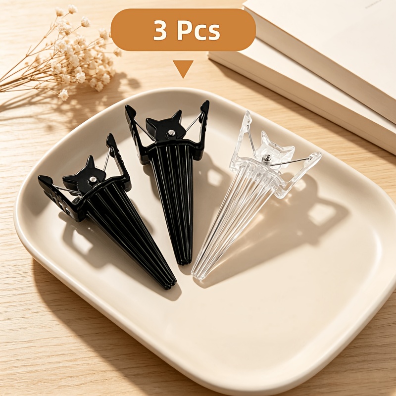 TEMU 3pcs Set Of High Crown Volumizing Hair Clips, Lift Your Crown To Boost Your Style. High Lifter, A Must-have For A High Crown, Volume From , To