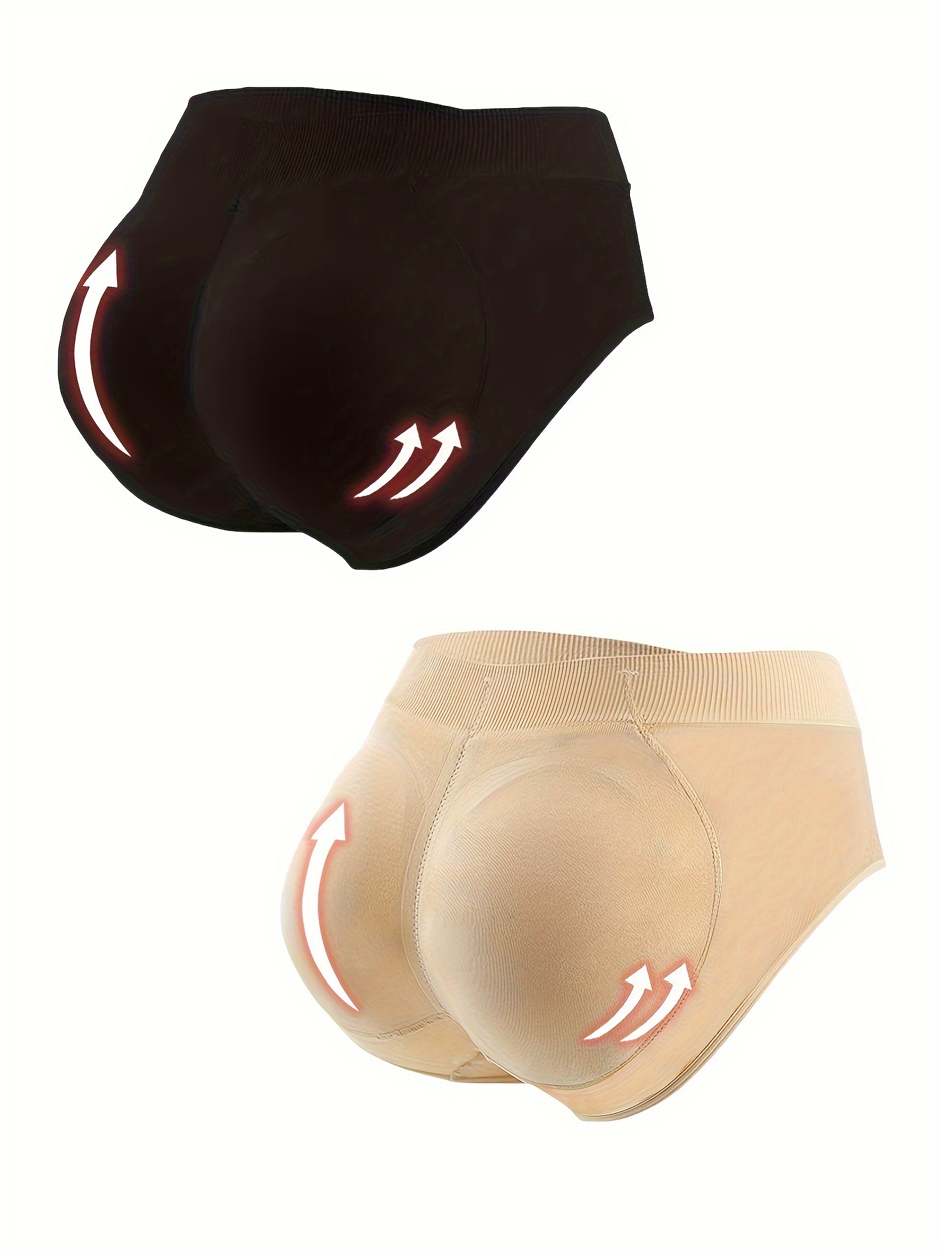 Butt Padded Shaping Panties Comfy Butt Lifting Slimming - Temu