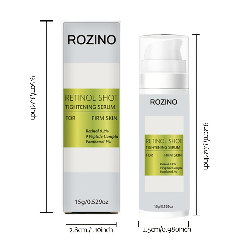 Image of Skincare. Retinol Firming Serum, Lightweight Texture Skin Tone And Hydration, Skin Care For Neck And Jawline, Facial Contour Lifting And Tighten Pores, Uniform Skin Tone