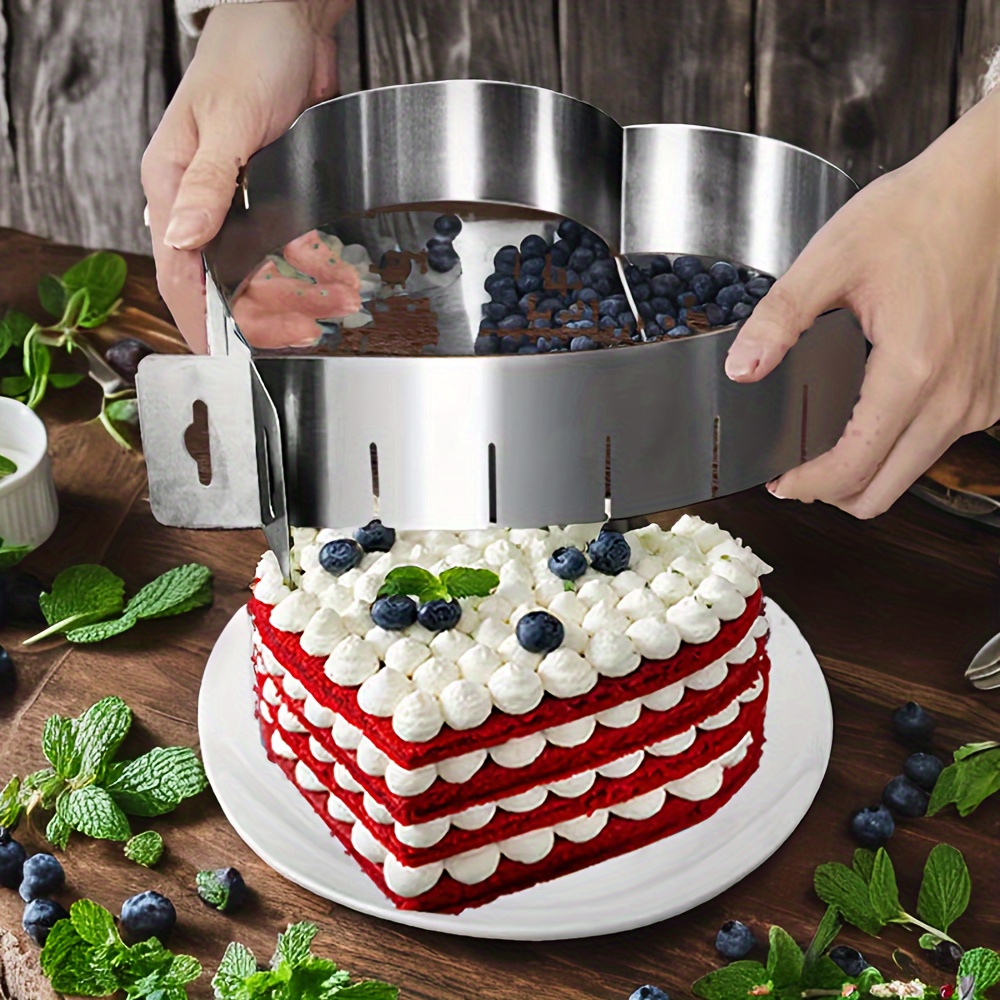 

Moule à Gâteau en de Cœur Polyvalent 6"-10", en Inoxydable, et Fêtes d' - de Pâtisserie Créatif