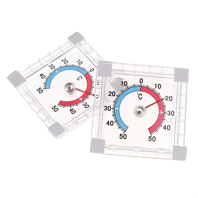 E-shop 2 Stk. Außenthermometer, tragbares Wetterthermometer, keine Batterie erforderlich, Thermometer für den Innen- Außenbereich ohne