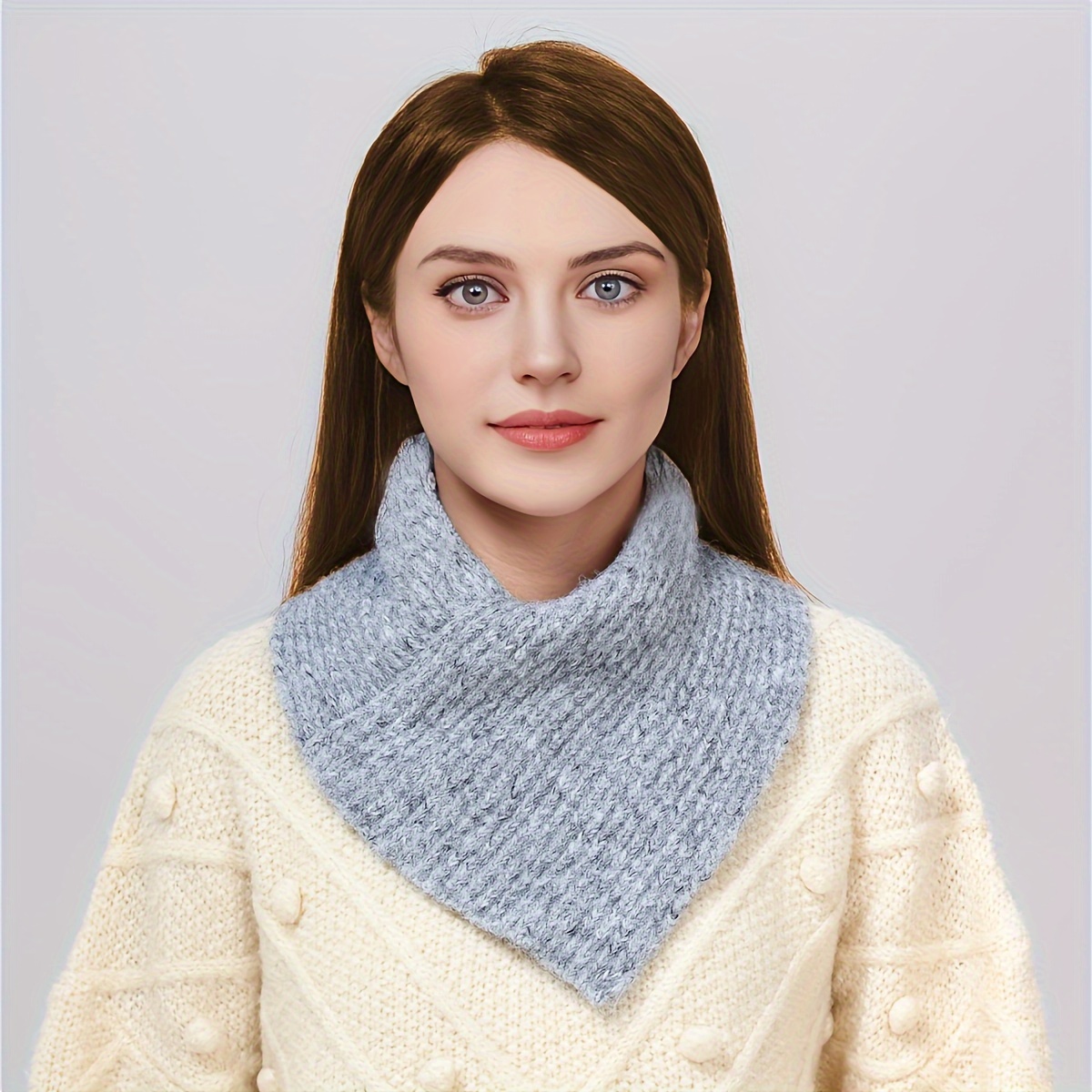 Sciarpa Scaldacollo Vivisence Beige | Loop Scarf Invernale Donna