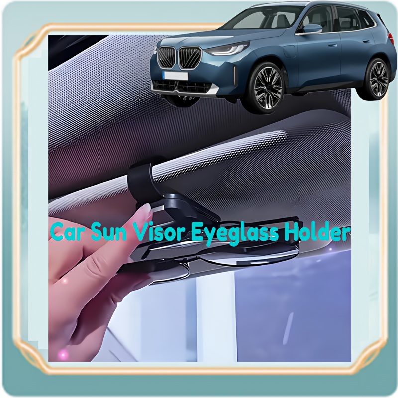 E-shop Für BMW X3 X5 X6 & / Serie (F20/F10/F11/F25/F15/F48/E53/E36/E46/E90/E91/E60/E61/E70/E71/E83/E84/E87/E81) Auto-Sonnenblende mit Brillenhalter &