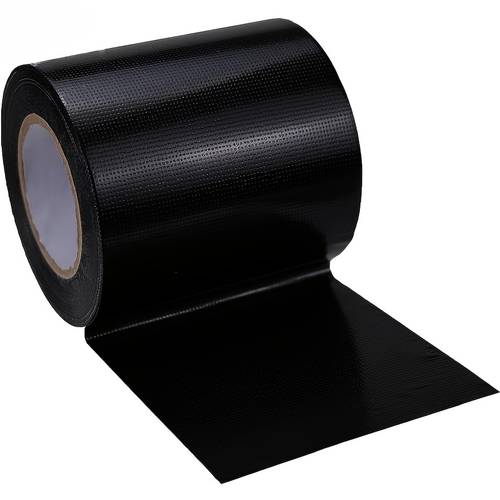 1pc repair tape 4 ft self waterproof heavy duty vinyl polyester high quality all weather black fabric tape for rv awnings tents canvas umbrellas repairing tears and uv damage