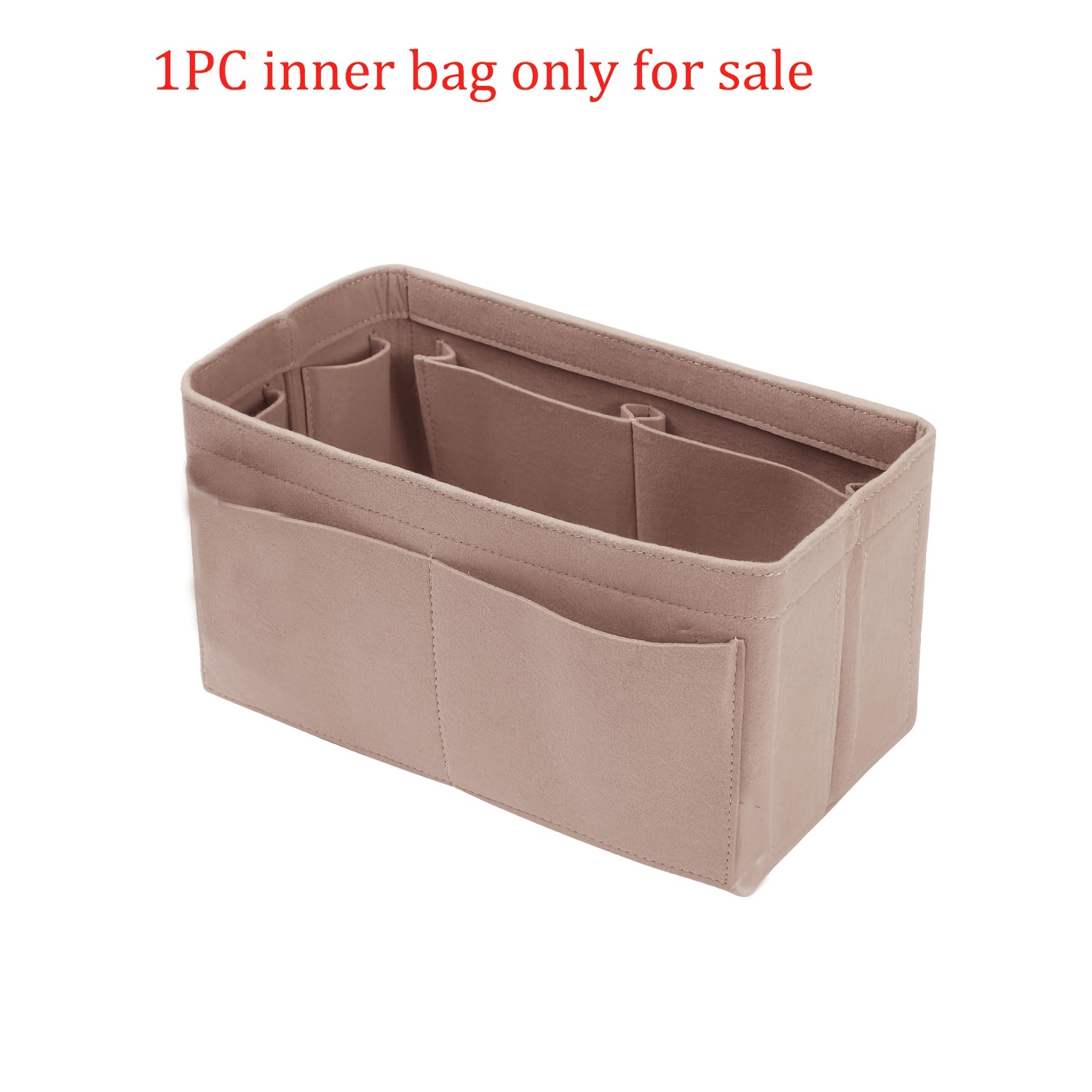 TEMU 1pc [bag In Bag Organizer] Wallet Organizer, Handbag And Purse Felt Bag Organizer Insert Felt Bag Organizer Handbag Organizer Insert Bag
